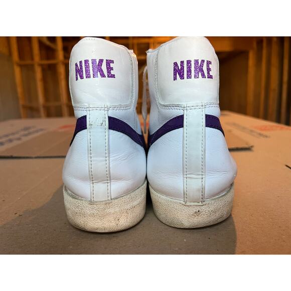 Nike Blazer Mid 77 Vintage White Voltage Purple shoes sz 13 main image 5